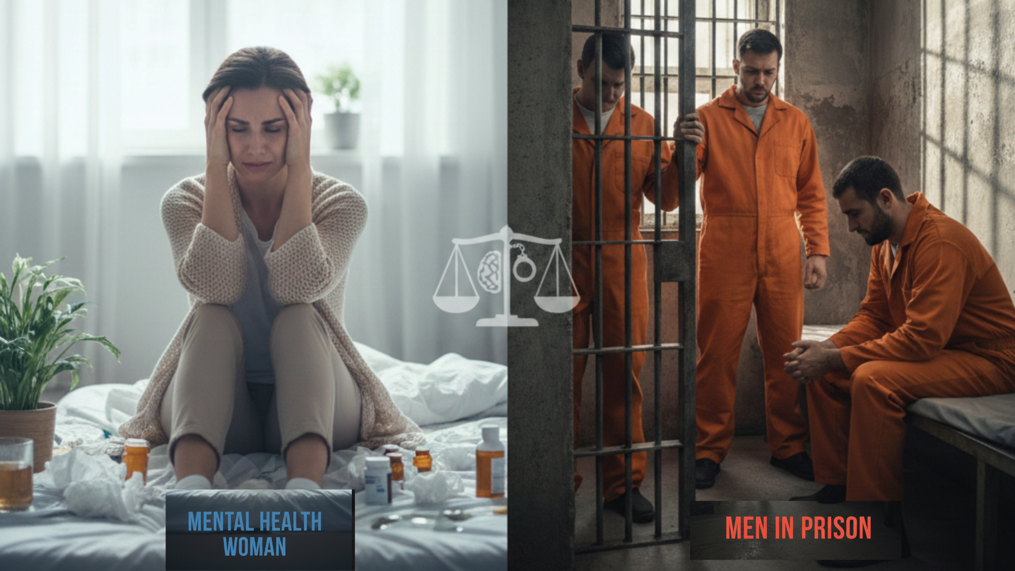 mental health woman vs men in prison